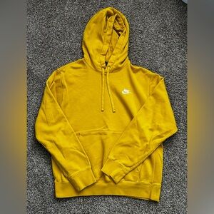 Nike Men's Mustard Hoodie